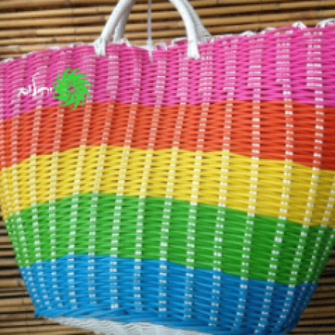 סל ניילון רב פעמי לקניות מידה מדיום