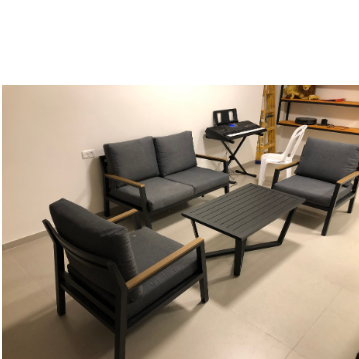 מערכת ישיבה מאלומיניום דגם NICEA ‏