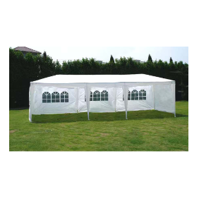 גזיבו אוהל לגינה 3X9 מטר ענק בשילוב וילונות דגם מארק מבית H.KLEIN‏