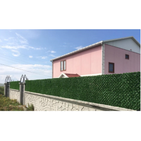 גדר קיר מצופה  דשא סינטטי דגם  יהלום   1 מטר / 10 מטר