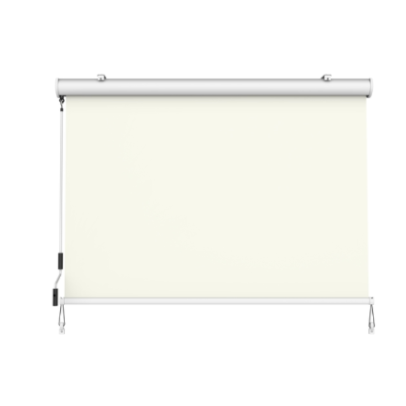 סוכך וילון למרפסות 2.7*1.5 שמנת  או אפור  ידני