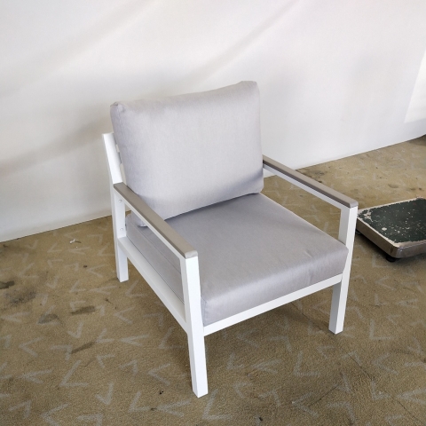 מערכת ישיבה מאלומיניום דגם NICEX צבע אפור כהה