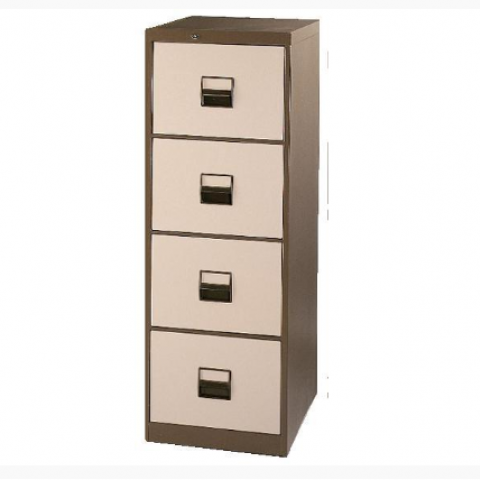 ארון תיקיה 4 מגירות + נעילה מרכזית.  מידות 133X47X65.