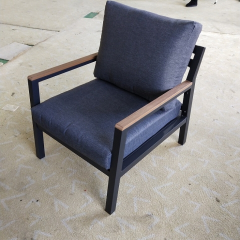 מערכת ישיבה מאלומיניום דגם NICEX צבע אפור כהה