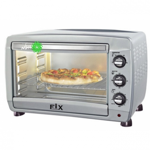 טוסטר אובן 48 ליטר עם טורבו , הספק 2000 וואט, בורר גופי חימום 4 מצבים מבית FIX דגם 9404 | צבע כסף