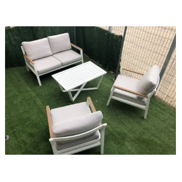 מערכת ישיבה מאלומיניום דגם NICEX צבע אפור כהה